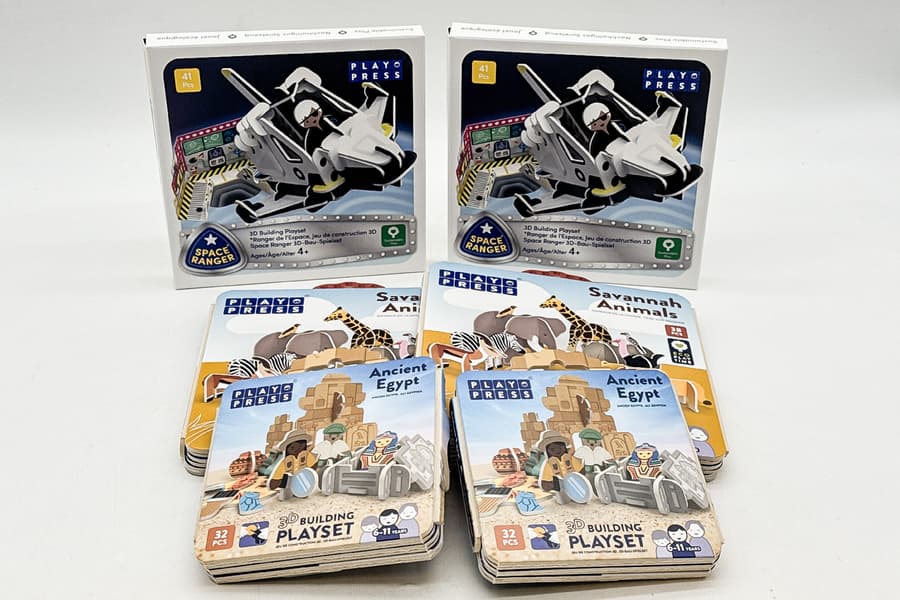 Spieleset PlayPress, 6-teilig